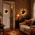 thumbnail image 5 of ICQOVD Halloween Scene Setup String Lights,Ghost Props and Door Hanging Decorations for Party Atmosphere Indoor Outdoor Holiday Decor, 5 of 7