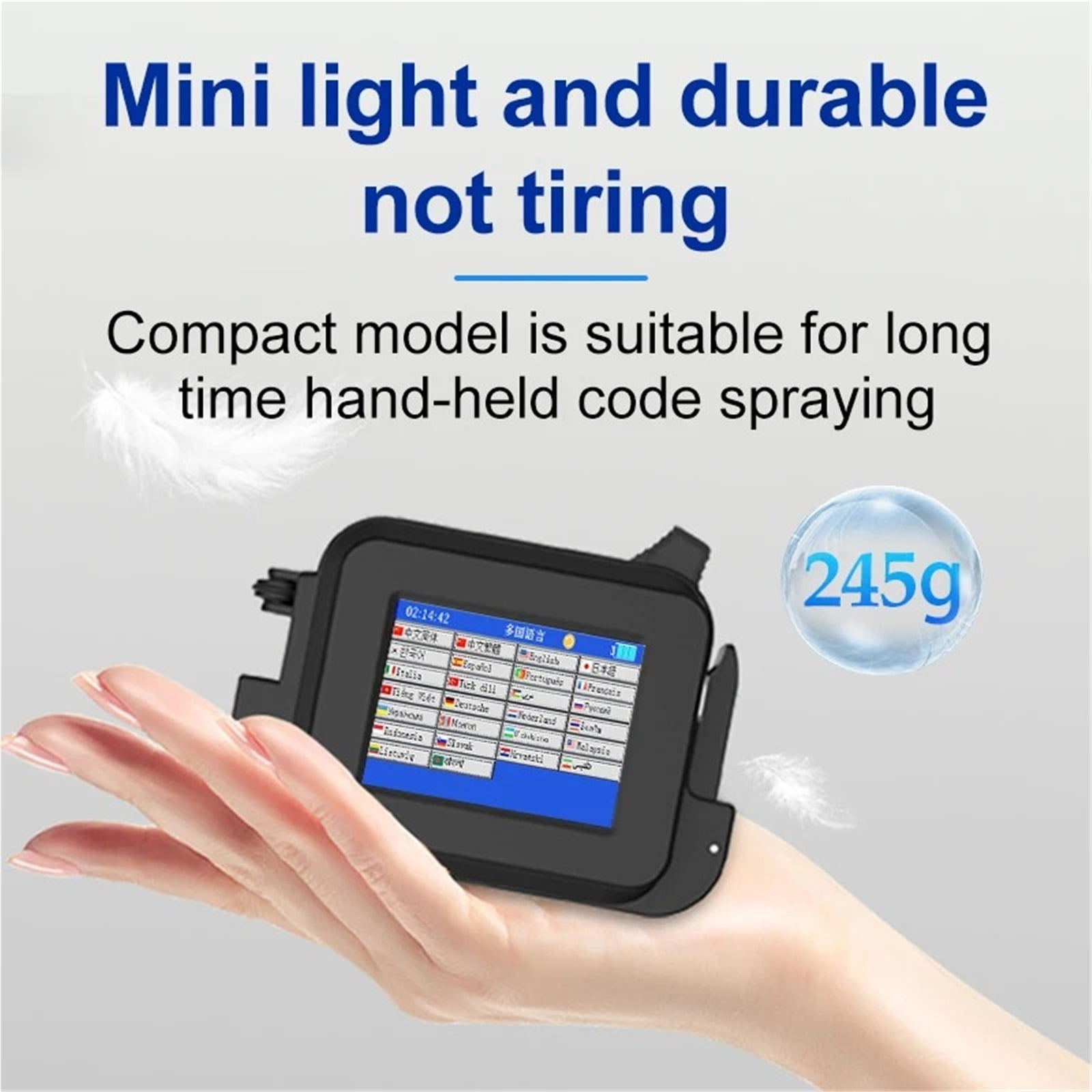 Style Handheld Mini Portable Label Inkjet Printer Production Date Pattern Character Encoding Machine Permanent Ink ,Widely Use