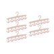 thumbnail image 1 of 5 perchas giratorias con 12 ganchos para ropa, para guardar toallas y sujetadores en el armario. Rosa claro, 1 of 7