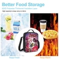 thumbnail image 5 of Adventure Time Lunch Tote Bag Reusable Bento Bag Lunch Box Insulated Cooler Bag Adjustable Shoulder Bag, 5 of 8