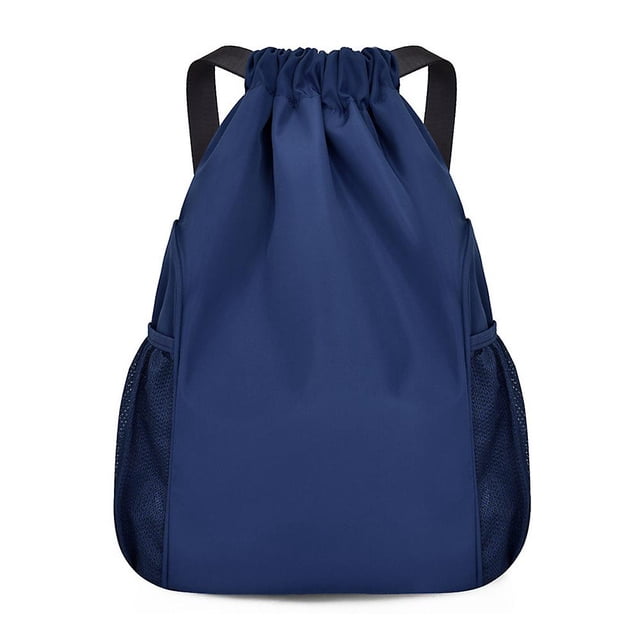 Khaki-14.1-15.4 inches Mochila con cordón Bolsa de gimnasio Sackpack String Sack Pack Bolsas Negro