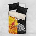thumbnail image 1 of Nueva Zelanda y Papúa Nueva Guinea Rugby Ropa de cama personalizada Set Maori Kiwi Con Pájaro, 1 of 6
