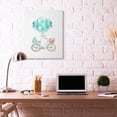 thumbnail image 2 of Stupell Industries Blue Balloon Bike Watercolor Design Canvas Wall Art by Amanda Greenwood, 2 of 5