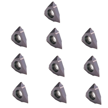 

USA Stock Indexable Carbide Threading Inserts Vertical 55 Degree AG55 0.5-3.0 For External Threading Lathe Tool 16VERAG55 10PCS