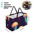 thumbnail image 2 of Jellyfish Reusable Foldable Oxford Cloth Grocery Storage Bag Laundry Bag Toy Basket Large Capacity Bag, 2 of 7