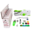 thumbnail image 1 of BUYISI Mini Sewing Machine Handheld Portable Electric Sewing Machine With Bobbin For Needlework Handwork Home Travel Sewing Accessories Green, 1 of 4