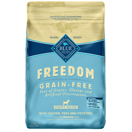 Blue Buffalo Freedom Grain Free Natural Puppy Dry Dog Food, Chicken,