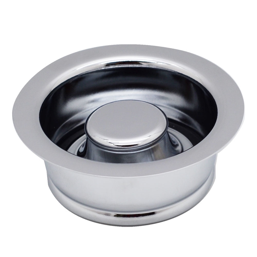 Westbrass Post Style Strainer with Waste Disposal Flange and Stopper, Polished Chrome