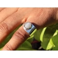 thumbnail image 4 of Heaven Crafts Rainbow Moonstone Band Ring Boho Adjustable 925 Sterling Silver Jewelry For Her, 4 of 6