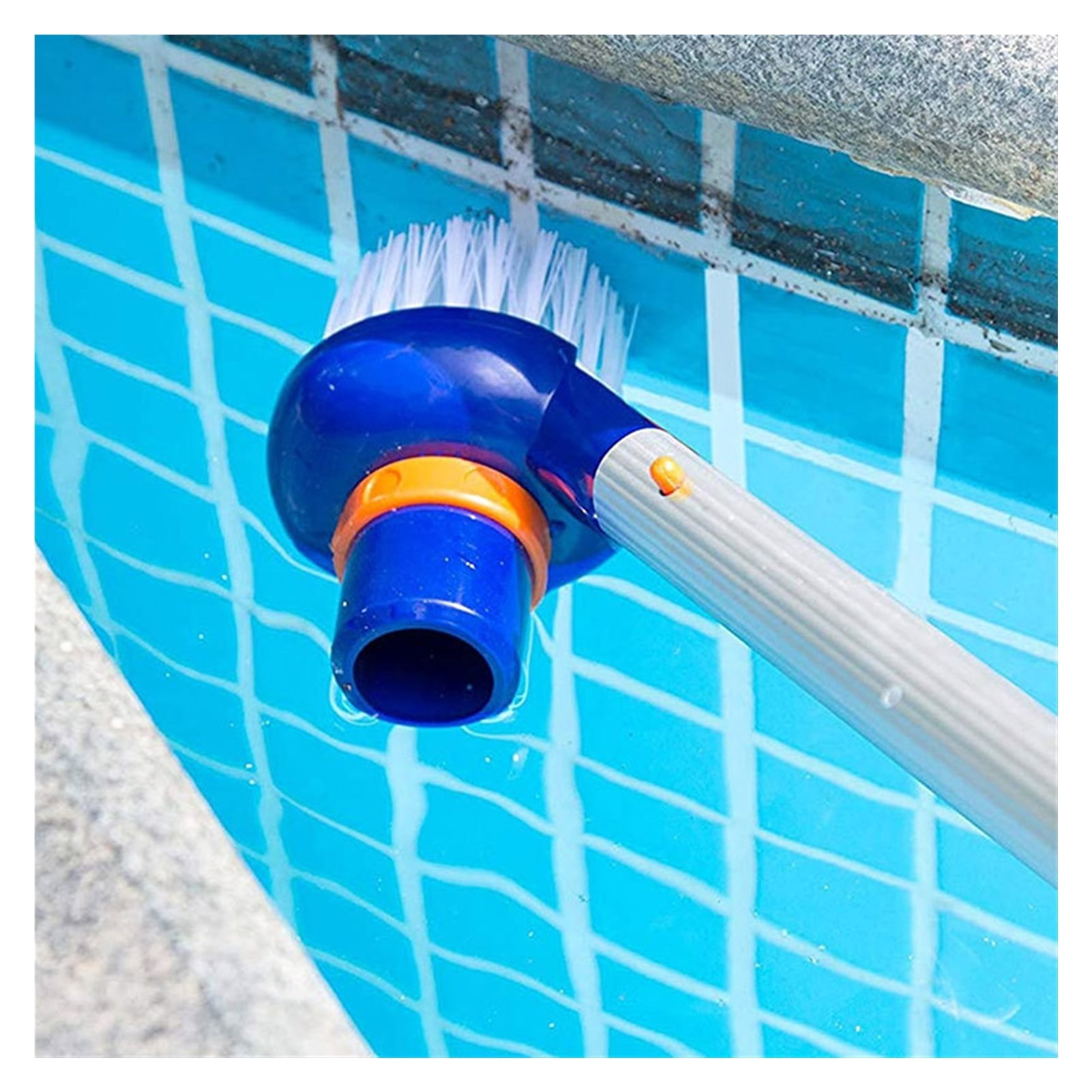 Practical Swimming Pool Brush Small Suction Head Brush Vacuum Cleaner Multifunctional Cleaning Accessories ,Great Suction Power