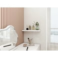 thumbnail image 5 of (2 pack) Mainstays White 18" Wood Floating Shelf, 5 of 10