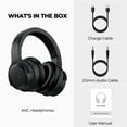 thumbnail image 6 of Bluetooth Headphones Noise Cancelling Headphones Wireless & Wired over Ear with Microphone for TV PC, 6 of 9