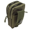 thumbnail image 5 of Oxford Cloth Waist Bag Flexible Practical Multi Pockets Waist Pack for Running Cycling Travel Green, 5 of 5