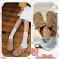 thumbnail image 3 of Hello Kitty Slippers for Women Cartoon Suede Clogs Non-Slip Cute House Shoes for Indoor Outdoor Traveling Birthday Gift,Style 2,9, 3 of 5
