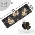 thumbnail image 3 of Beautiful Floral Design Bedroom Runner Rug 2'x 6' Non Slip Carpet Indoor Home Area Rug Living Room, 3 of 8