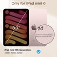 thumbnail image 2 of JETech Magnetic Case for iPad mini (A17 Pro, 2024 Model, 7th Generation) / mini 6 (2021 Model, 6th Generation), Magnetic Attachment, Slim Smart Tablet Cover with Auto Wake/Sleep (Red), 2 of 6