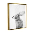 thumbnail image 4 of Stupell Industries Bunny Bathroom Splash Animals & Insects Painting Gold Floater Framed Canvas Art Print Wall Art, 25 x 31, 4 of 10