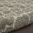 thumbnail image 6 of Nourison Amore Shag Trellis Stone 6'7" x SQUARE Area Rug, (7' Square), 6 of 8