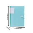 thumbnail image 4 of Binder with Plastic Sleeves 60-Pocket Display Book, Presentation Folder with Clear Sheet Protectors, Art Portfolio for Certificates Office Projects, Holds 120 Pages, 4 of 6