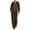 Brown, variant on Sweat Suits For Womens 2 Piece Plus Size Womens Casual Tracksuit Set Full Zipper Hoodie Workout Pants Sweatsuit Jogging Suits for Outdoor Sport Walking Vacation