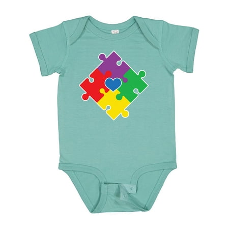 

Inktastic Autism Awareness Month Puzzle Gift Baby Boy or Baby Girl Bodysuit