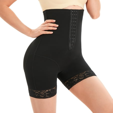 

Eleady Women Tummy Control Panties Shapewear Waist Cincher for Girdle Butt Lifter Compression Underwear Body Shaper(Black 3X-Large)