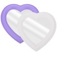 thumbnail image 1 of EeaseCA 2Pcs Tabletop Makeup Mirror Decorative Heart Mirror Small Vanity Mirror Cosmetic Mirror, 1 of 8