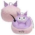 thumbnail image 6 of Hello Kitty Friends Kuromi Kids Compressed Foam Bean Bag Chair, 6 of 7