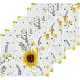 thumbnail image 3 of GZHJMY Sunflowers Pattern Wash Cloth Set of 6, 12 x 12 Inch Cotton Baby Washcloths Absorbent and Super Soft Feel Fingertip Towel Face Towels for Bathroom, Gym, Spa, 3 of 7
