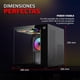 thumbnail image 5 of Gabinete Gamer BALAM RUSH TANK 3500 M-ATX 3 Fan BR-943871, 5 of 6