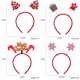 thumbnail image 4 of Nueva diadema de muñeco de nieve de Papá Noel de Navidad bonita de dibujos animados de Amazon para decoración para fiesta de Navidad accesorios para el cabello suministros para fiestas, 4 of 4