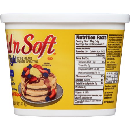 Gold 'n Soft Light 39% Vegetable Oil Spread, 45 oz