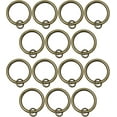 thumbnail image 4 of Urban Metal Curtain Rings with Eyelet, 1.5" Inside Diameter, Set of 14 - Antique Brass, 4 of 5