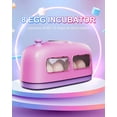 thumbnail image 2 of 8 Egg Incubator, Led Candler incubadora de huevos for Chicken with Temperature Humidity Control and Display,Educational Incubators for Chick, Duck, Quail, Goose Eggs (/110V), 2 of 7