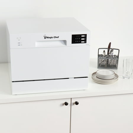 New Dishwasher Portable Compact Countertop Dish Washing Machine 6 Wash ...