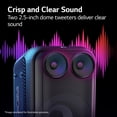 thumbnail image 4 of LG XBOOM XL5 Sistema de audio con iluminación de anillo multicolor de 2.1 canales y batería de hasta 12 horas, 4 of 5