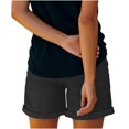 thumbnail image 6 of Fringe Shorts For Women Vacation Shorts Women Plus Size Stretch Denim Shorts Womens Athletic Shorts Adjustable Waist Jean Shorts Women Jean Shorts For Women Plus Size Jean Shorts Cheap, 6 of 7