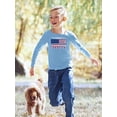 thumbnail image 2 of Independence Day Brush Flag Long Sleeve Toddler -Image by Shutterstock,  3 Toddler, 2 of 4