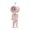 Pink, variant on Posable Robot LED Night Light Magnetic Mini Desk Lamp Multi Joint Adjustable Figure Phone Stand Battery Powered Bedside Ambient Decor Light