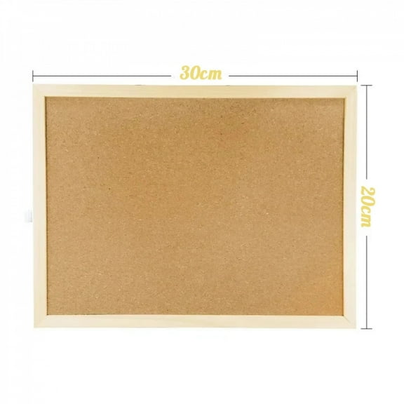 Retro Cork Board Frame, Advertising Display Board, Single-sided Photo Wall, Suitable for Offices and Schools, Display Supplies