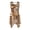 Brown Geometric Pattern, variant on HELLHERO Asymmetric Beach Long Dress, Geometric Animal Pattern Round Neck Summer Sleeveless Dress, Side Pockets Non-Fade Sleeveless Sundress for Shopping Dating