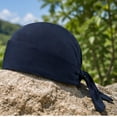 thumbnail image 4 of BELTNOV Men's Outdoor Sun Protection Bandana Hat with Breathable Mesh Sweat-Wicking, 100% Polyester, Full Head Coverage Navy, 4 of 5