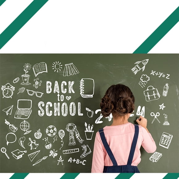 Wzzjkit Blackboard Wall Sticker Removable Kids Drawing Board Reusable Office Training Blackboard