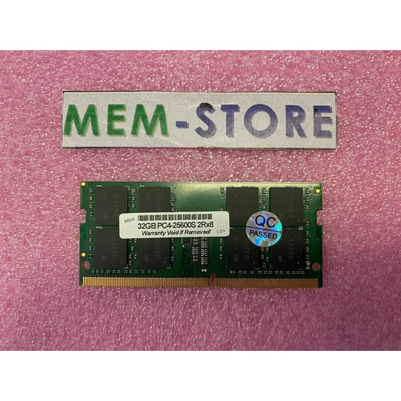 32GB DDR4 3200MHz non-ECC SODIMM Crucial CT32G4SFD832A Equivalent Laptop Memory (3rd Party)