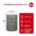 thumbnail image 2 of calentador de agua eléctrico de depósito 114 l 220v para 3 servicios, 2 of 8