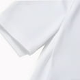 thumbnail image 4 of QUANGANG Men's/Women's Pure White Quick Drying T-shirt - Lightweight and Breathable, Refreshing and Non Breathable, Versatile for Fitness and Daily Exercise, 4 of 4