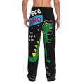 thumbnail image 3 of Kll Mens Pajama Pants For Men,Mens Lounge Pants,Funny Gifts For Men,Men'S Pajama Bottoms-Space Dino Cartoon Black, 3 of 9