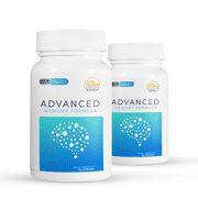 2 Pack Advanced Memory Formula, helps memory attention & focus-60 Capsules x2