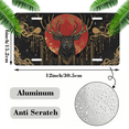 thumbnail image 2 of 1 Pcs 2D Flat License Plate Covers & Frames, Deer Head Against Red Moon For Decorative Front, Waterproof For Decoration Aluminum License Plate Covers & Frames Cover For Men Women, 12" X 6", 2 of 7