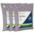 thumbnail image 4 of Bamboo Charcoal Bags Odor Absorber (3-Pack) Activated Charcoal Odor Eliminator Bag, Natural Freshener Removes Odors and Moisture, Odor Eliminator for Home, Pets, Car, Closet, RV, 4 of 6